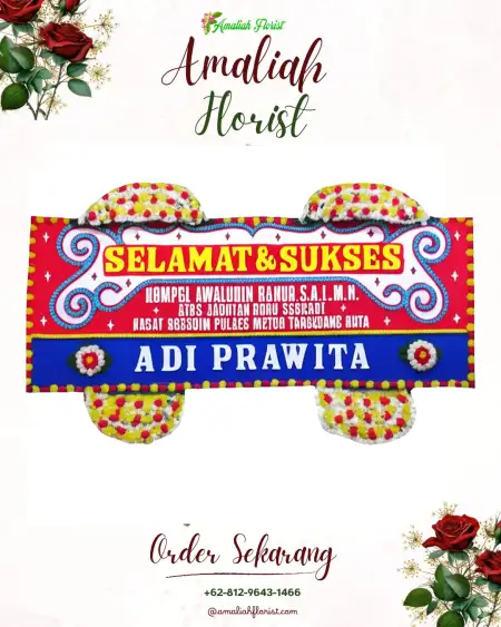 Papan Bunga Ucapan Selamat Sendangwates