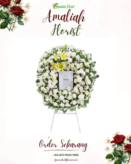 Krans Bunga Duka Sendangwates